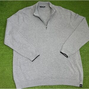Rhone 1/4 Zip Sweater 2XL  Commuter Pullover Knit Casual Stretch EUC soft